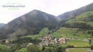 Archived webcam image showing View from Gitsch Mountain towards Weitental on 18 Aug 2026 at 12:32
