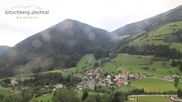 Archived webcam image showing View from Gitsch Mountain towards Weitental on 18 Aug 2026 at 14:32