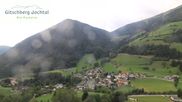 Archived webcam image showing View from Gitsch Mountain towards Weitental on 18 Aug 2026 at 16:32