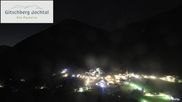 Archived webcam image showing View from Gitsch Mountain towards Weitental on 7 Sep 2026 at 00:22