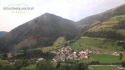 Archived webcam image showing View from Gitsch Mountain towards Weitental on 7 Sep 2026 at 06:22