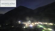 Archived webcam image showing View from Gitsch Mountain towards Weitental on 2 Oct 2026 at 02:53