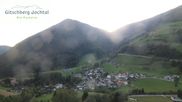 Archived webcam image showing View from Gitsch Mountain towards Weitental on 2 Oct 2026 at 18:53