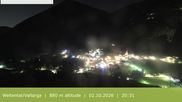 Archived webcam image showing View from Gitsch Mountain towards Weitental on 2 Oct 2026 at 20:53