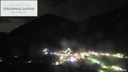 Archived webcam image showing View from Gitsch Mountain towards Weitental on 7 Oct 2026 at 00:30