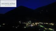 Archived webcam image showing View from Gitsch Mountain towards Weitental on 7 Oct 2026 at 06:30