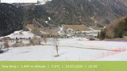 Archived webcam image showing Webcam Gitschberg Jochtal: View at Schilling Liftside on 24 Mar 2026 at 10:36