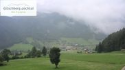 Archived webcam image showing Webcam Gitschberg Jochtal: View at Schilling Liftside on 14 Jul 2026 at 12:59