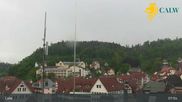 Archived webcam image showing Calw Bus Terminal (Live Cam) on 18 May 2026 at 08:24