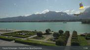 Archived webcam image showing Ludwigs Festspielhaus Theatre in Füssen on 28 May 2026 at 11:09