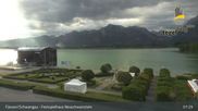 Archived webcam image showing Ludwigs Festspielhaus Theatre in Füssen on 27 Jul 2026 at 07:57