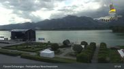 Archived webcam image showing Ludwigs Festspielhaus Theatre in Füssen on 27 Jul 2026 at 08:57