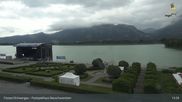 Archived webcam image showing Ludwigs Festspielhaus Theatre in Füssen on 27 Jul 2026 at 13:57