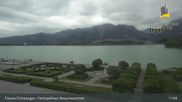 Archived webcam image showing Ludwigs Festspielhaus Theatre in Füssen on 10 Sep 2026 at 17:28