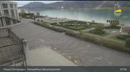 Archived webcam image showing Ludwigs Festspielhaus Theatre in Füssen on 27 Oct 2026 at 08:46