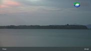 Archived webcam image showing Lake Chiemsee: Prien Pier on 6 Aug 2026 at 05:08