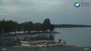 Archived webcam image showing Lake Chiemsee: Prien Pier on 20 Sep 2026 at 01:57