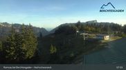 Archived webcam image showing Hochschwarzeck - Ramsau bei Berchtesgaden on 27 Sep 2026 at 08:55