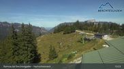 Archived webcam image showing Hochschwarzeck - Ramsau bei Berchtesgaden on 27 Sep 2026 at 13:55