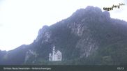 Archived webcam image showing Schwangau - Hohenschwangau Castle on 12 Jun 2026 at 05:28