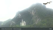 Archived webcam image showing Schwangau - Hohenschwangau Castle on 12 Jun 2026 at 13:28