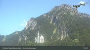Archived webcam image showing Schwangau - Hohenschwangau Castle on 12 Jul 2026 at 15:58