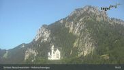 Archived webcam image showing Schwangau - Hohenschwangau Castle on 12 Jul 2026 at 17:58