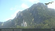 Archived webcam image showing Schwangau - Hohenschwangau Castle on 12 Jul 2026 at 13:58