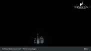 Archived webcam image showing Schwangau - Hohenschwangau Castle on 21 Sep 2026 at 01:22