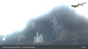 Archived webcam image showing Schwangau - Hohenschwangau Castle on 26 Feb 2026 at 07:56