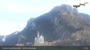 Archived webcam image showing Schwangau - Hohenschwangau Castle on 26 Feb 2026 at 11:56