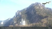 Archived webcam image showing Schwangau - Hohenschwangau Castle on 26 Feb 2026 at 13:56