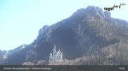 Archived webcam image showing Schwangau - Hohenschwangau Castle on 13 Mar 2026 at 11:33