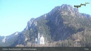 Archived webcam image showing Schwangau - Hohenschwangau Castle on 13 Mar 2026 at 13:33