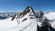 Archived webcam image showing Sölden: Top Station Tiefenbach Glacier on 29 May 2026 at 10:49