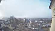 Archiviertes Webcam Bild: Schöneck: Blick vom Rathaus Richtung Kirche am 26 Feb 2026 um 08:17 Uhr