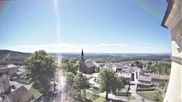 Archiviertes Webcam Bild: Schöneck: Blick vom Rathaus Richtung Kirche am 28.05.2026 um 12:00 Uhr