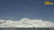 Archived webcam image showing Zillertal Arena: Top Station Stuanmandl on 26 Feb 2026 at 11:58