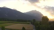 Archived webcam image showing Mieming Plateau: Alpenresort Schwarz on 21 Jul 2026 at 06:56