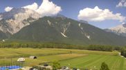 Archived webcam image showing Mieming Plateau: Alpenresort Schwarz on 15 Aug 2026 at 14:11