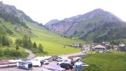 Archived webcam image showing Stuben am Arlberg - Town View on 19 Jun 2026 at 07:21
