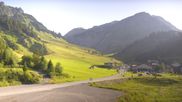Archived webcam image showing Stuben am Arlberg - Town View on 5 Aug 2026 at 08:09