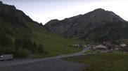 Archived webcam image showing Stuben am Arlberg - Town View on 22 Sep 2026 at 07:58