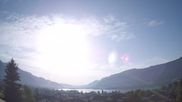 Archiviertes Webcam Bild: Ossiacher See: Blick Bodensdorf am 28.05.2026 um 07:21 Uhr