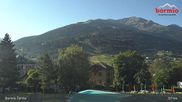 Archiviertes Webcam Bild: Bormio: Blick von der Therme aufs Skigebiet am 12.07.2026 um 08:43 Uhr
