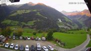 Archived webcam image showing Stuls in South Tyrol: Hotel Kronhof on 13 Sep 2026 at 07:29