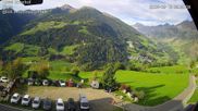 Archived webcam image showing Stuls in South Tyrol: Hotel Kronhof on 13 Sep 2026 at 08:29