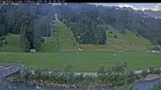 Archived webcam image showing Engelberg: Ski Jumping Hill on 26 Jun 2026 at 06:23