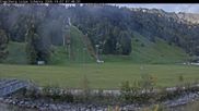 Archived webcam image showing Engelberg: Ski Jumping Hill on 7 Oct 2026 at 08:52