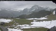 Archived webcam image showing Engelberg: View Gerschnialp on 10 Apr 2026 at 14:48
